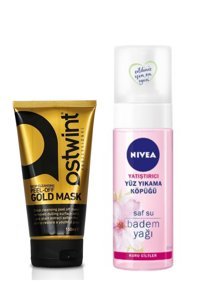 Nivea Ostwint Golden Killi Nemlendiricili Soyulabilir Jel Yüz Maskesi 2x150 ml