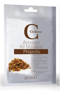 Claderm Propolis Killi Nemlendiricili Kağıt Yüz Maskesi 20 ml