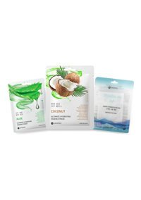 Jkosmec Coconut-Solution Hyaluron Aloe Veralı Nemlendiricili Soyulabilir Kağıt Yüz Maskesi