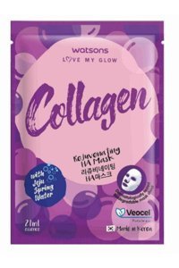 Watsons Collagen Ha Nemlendiricili Kağıt Yüz Maskesi 2 Adet