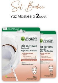 Garnier Hindistan Cevizi Özlü Nemlendiricili Kağıt Yüz Maskesi 2x28 gr