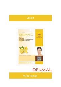 Dermal Collagen Lemon Nemlendiricili Kağıt Yüz Maskesi 23 gr