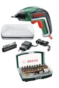 Bosch IXO V 3.6 V 1.5 Ah Akülü Vidalama Makinesi + 32 Parça Vidalama Ucu