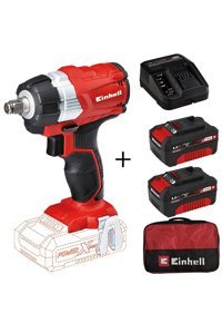 Einhel TE-CW 18 V 3 Ah Kömürsüz Darbeli Akülü Vidalama Makinesi + Starter Kit ve Çanta