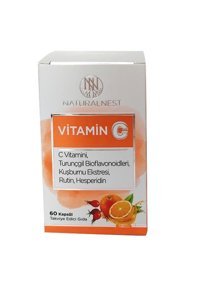 Naturalnest Vitamin C Kuşburnu Portakal Turunçgil Yetişkin 60 Adet