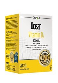 Ocean Vitamin D3 1000 Iu Çocuk Yetişkin 20 ml