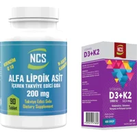 Ncs L-Karnitin 90 Tablet + Vitamin D3 + K2 Damla 20 ml