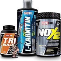 Hardline Nutrition Thermo Yeşil Elma Aromalı L-Karnitin 1000 ml Sıvı + Tribulus + Nox 2