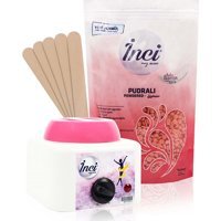 İnci 1+1 Boncuk Ağda Makinesi + Pudralı Boncuk Ağda + Spatula