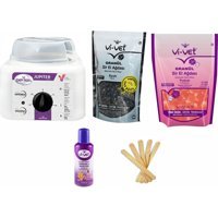 Depiroll Jüpiter 1+1 Boncuk Ağda Makinesi + 2xBoncuk Ağda + Spatula + Temizleme Yağı