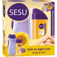 Sesu 1+1 Roll-On Ağda Makinesi + Kartuş Ağda