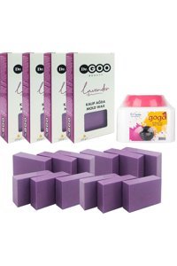 Dr. Goo Beauty 1+1 Kazanlı Ağda Makinesi + 4xLavender Kalıp Ağda