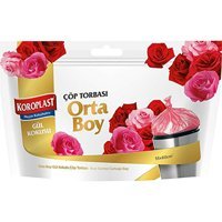 Koroplast Gül Kokulu Orta Boy 55x60 cm Çöp Poşeti 15x50 Adet Pembe