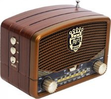 Everton RT-307 Taşınabilir Radyolu Retro 5 W 80 dB Bluetooth Hopörler Kahverengi