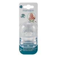 Mamajoo Xl Silikon 6 Ay+ Orta Akışlı Geniş Ağızlı Biberon Emziği