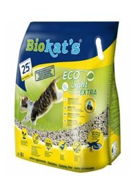 Biokat'S Eco Light Extra Topaklanan Kalın Taneli Aktif Karbonlu Kedi Kumu 5 lt