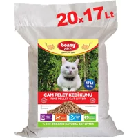 Bonny Nice Doğal Kalın Taneli Çam Pellet Kedi Kumu 20x17 lt