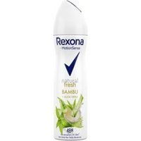 Rexona Natural Fresh Bambu Pudrasız Ter Önleyici Antiperspirant Sprey Kadın Deodorant 150 ml