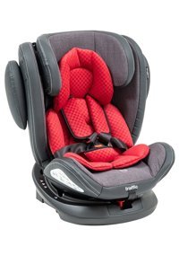 Baby2Go Traffic Isofixli-Emniyet Kemerli 360 Derece Dönen 0-36 kg Yatabilen Çift Yönlü Oto Koltuğu Kırmızı