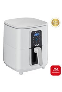 Yui M30 M50 MaxiFry Airfryer 6.5 lt Tek Hazneli Led Ekranlı Yağsız Fritöz Beyaz