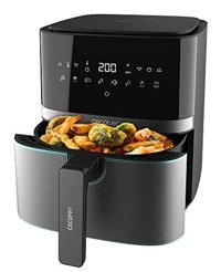 Cecotec CecoFry 5500 Pro Airfryer 5.5 lt Tek Hazneli Led Ekranlı Sıcak Hava Fritözü Siyah