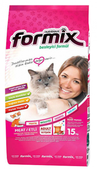 Formix Etli Tahıllı Yetişkin Kuru Kedi Maması 1.5 kg