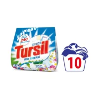 Tursil Matik Kır Çiçekleri Beyazlar İçin 10 Yıkama Toz Deterjan 1.5 kg