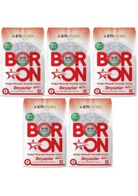 Eti Maden Boron Beyazlar İçin 104 Yıkama Toz Deterjan 5x4 kg