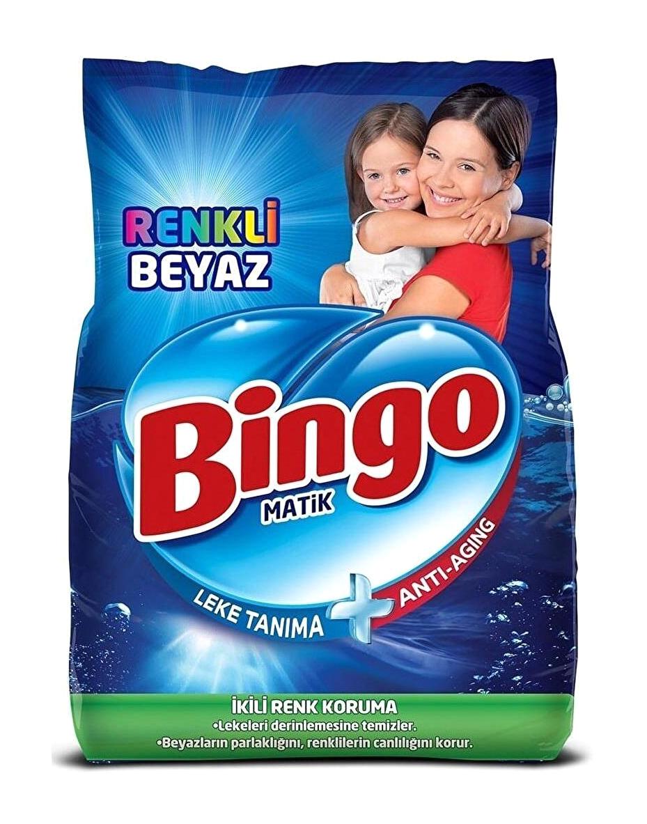 Bingo Matik Renkliler ve Beyazlar İçin 53 Yıkama Toz Deterjan 8 kg