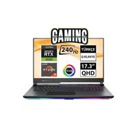 Asus Rog Strix Scar 17 G733PZ-LL062A2 Harici GeForce RTX 4080 AMD Ryzen 9 32 GB Ram DDR5 512 GB + 1 TB SSD 17.3 inç QHD FreeDos Gaming Notebook Laptop