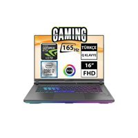 Asus Rog Strix G16 G614JI-N3188A3 Harici GeForce RTX 4070 Intel Core i7 32 GB Ram DDR5 512 GB SSD 16 inç Full HD + FreeDos Gaming Notebook Laptop