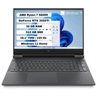 HP VİCTUS Gaming 16 793K0EA32 Dahili GeForce RTX 3050 Tİ AMD Ryzen 7 32 GB Ram DDR4 512 GB SSD 16.1 inç HD FreeDos Gaming Notebook Laptop