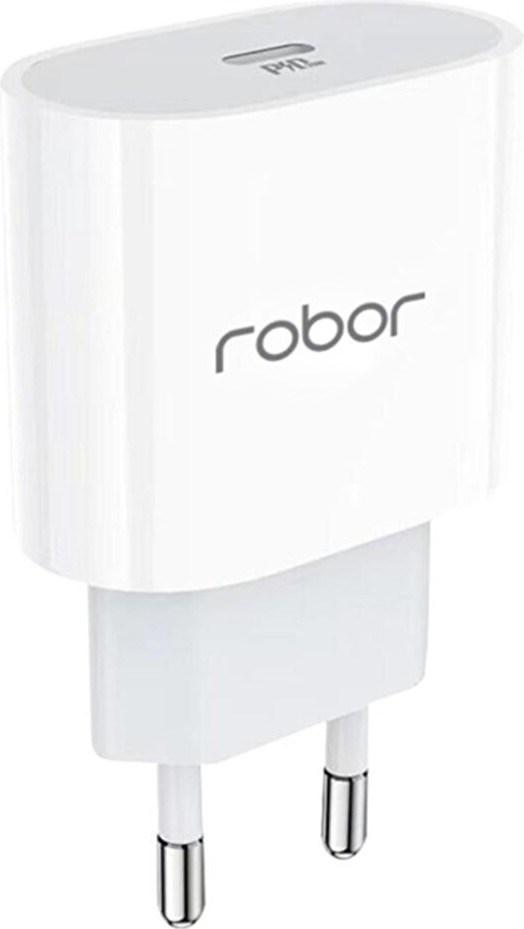 Robor Universal Kablolu Hızlı Şarj Aleti Beyaz