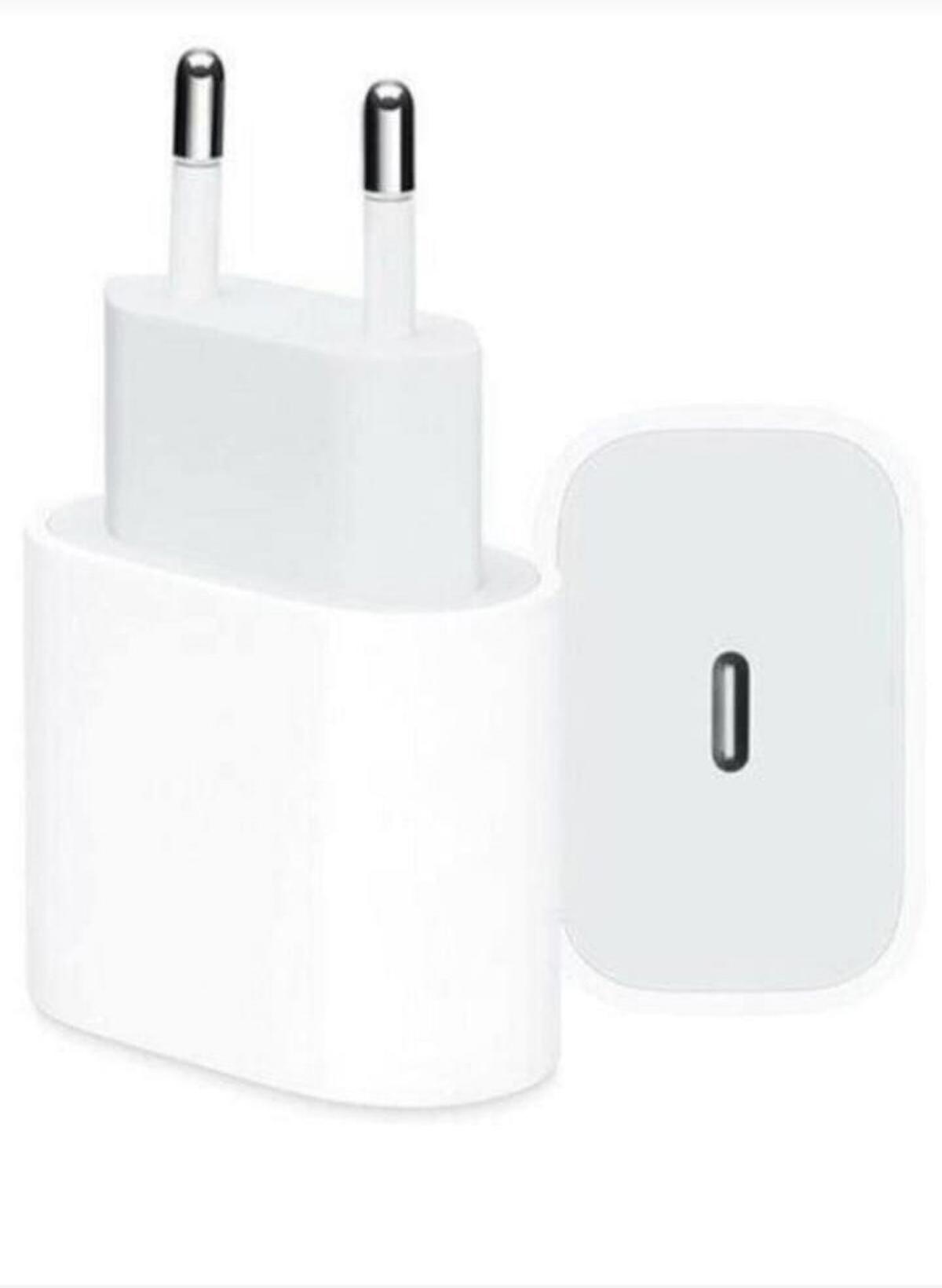 Trendesk iPhone Lightning Kablolu 20 W Hızlı Şarj Aleti Beyaz