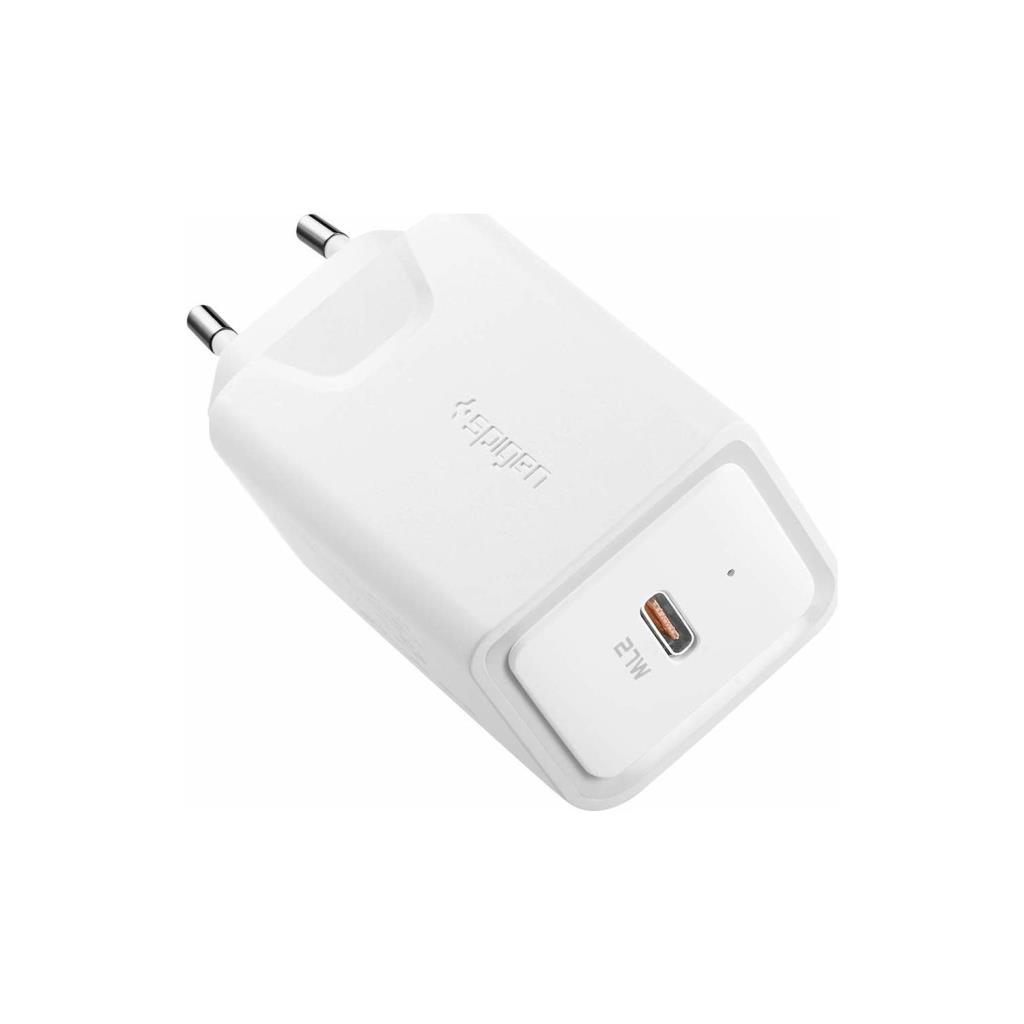 Spigen F210 Universal USB Kablolu Hızlı Şarj Aleti Beyaz