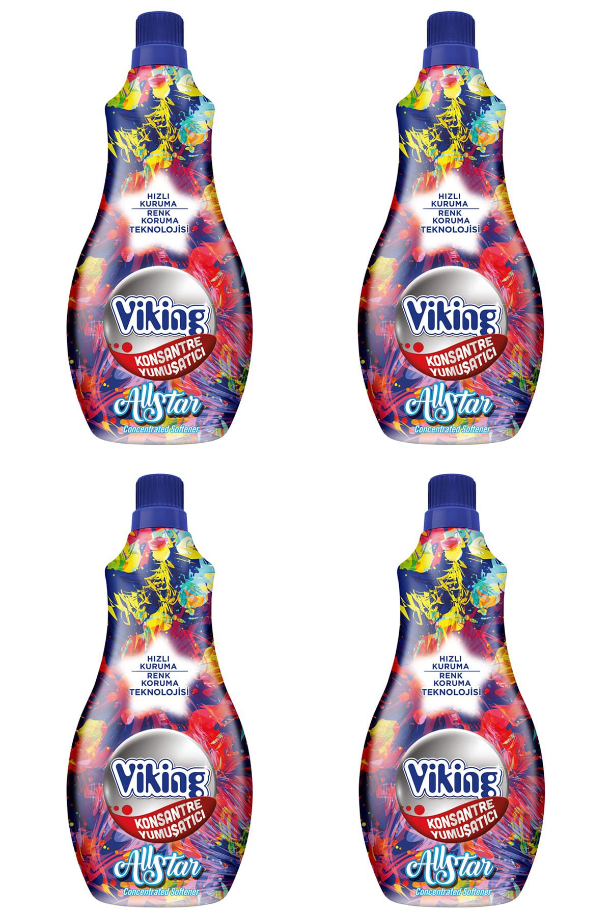 Viking Allstar Konsantre 60 Yıkama Yumuşatıcı 4 x 1.44 lt