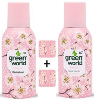 Green World Sakura Sprey Kolonya 150 ml 2'li