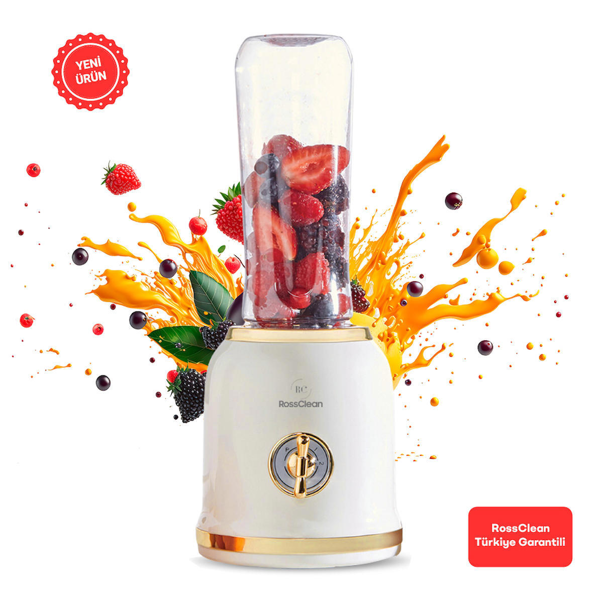 RossClean Fit Life Tekli Blender Beyaz