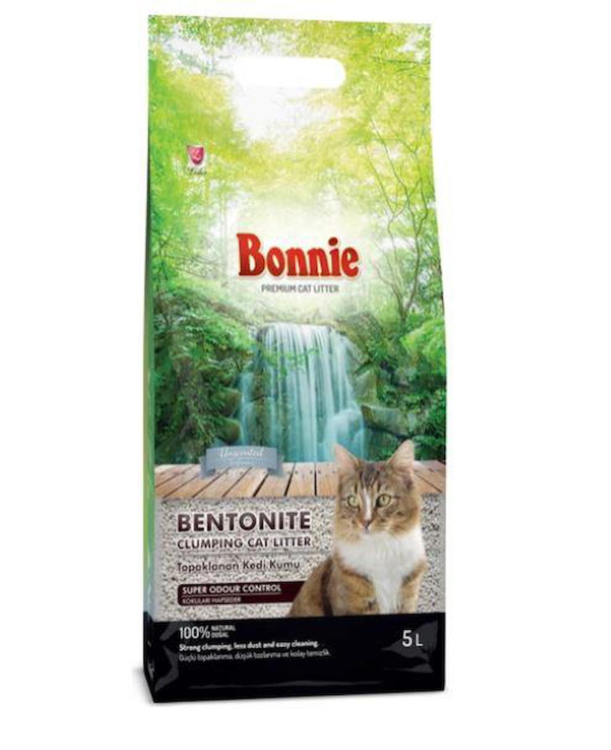 Bonnie Kokusuz Topaklanan Bentonit Kedi Kumu 5 lt