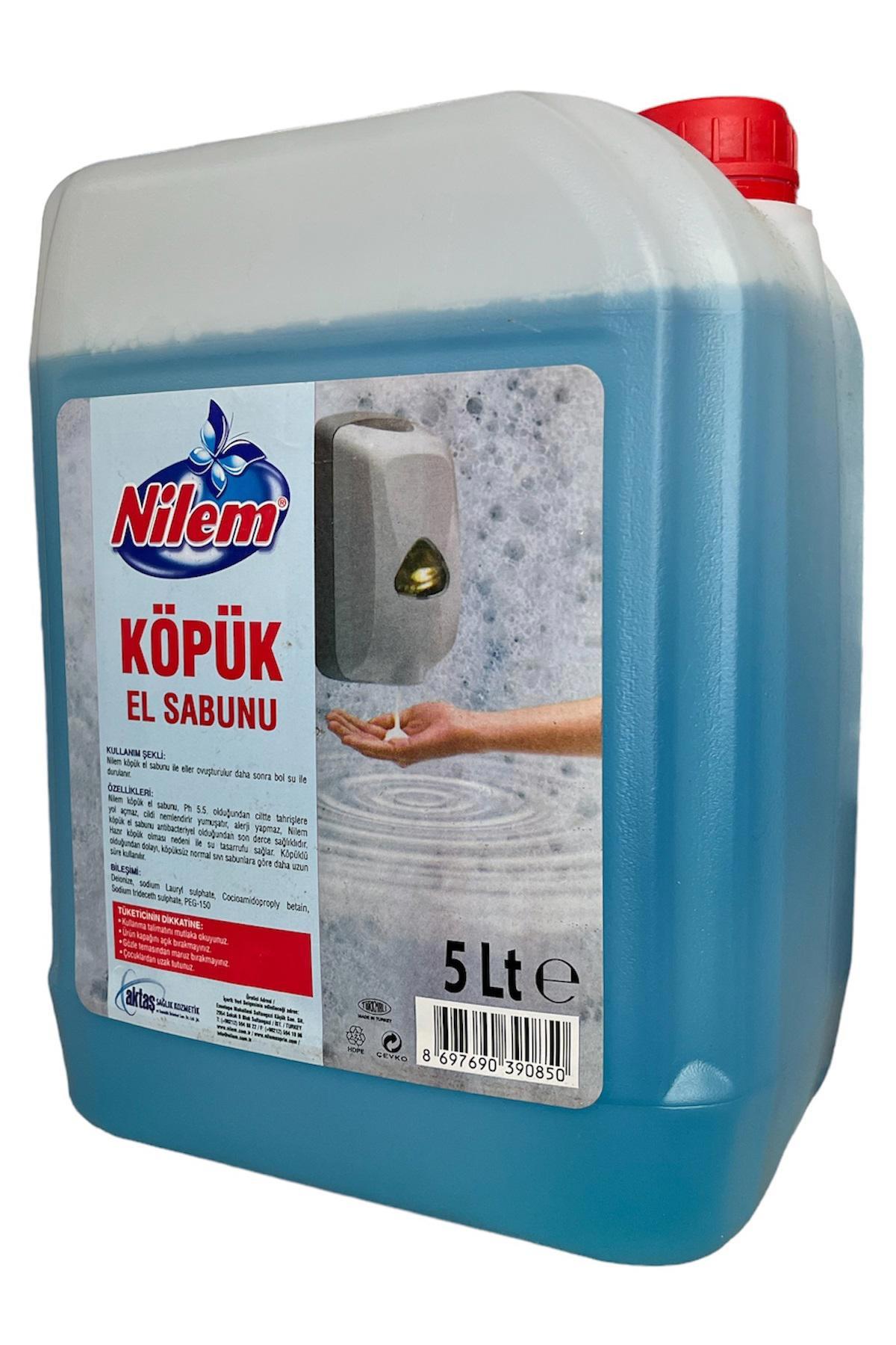 Nilem Nemlendiricili Köpük Sıvı Sabun 5 lt Tekli