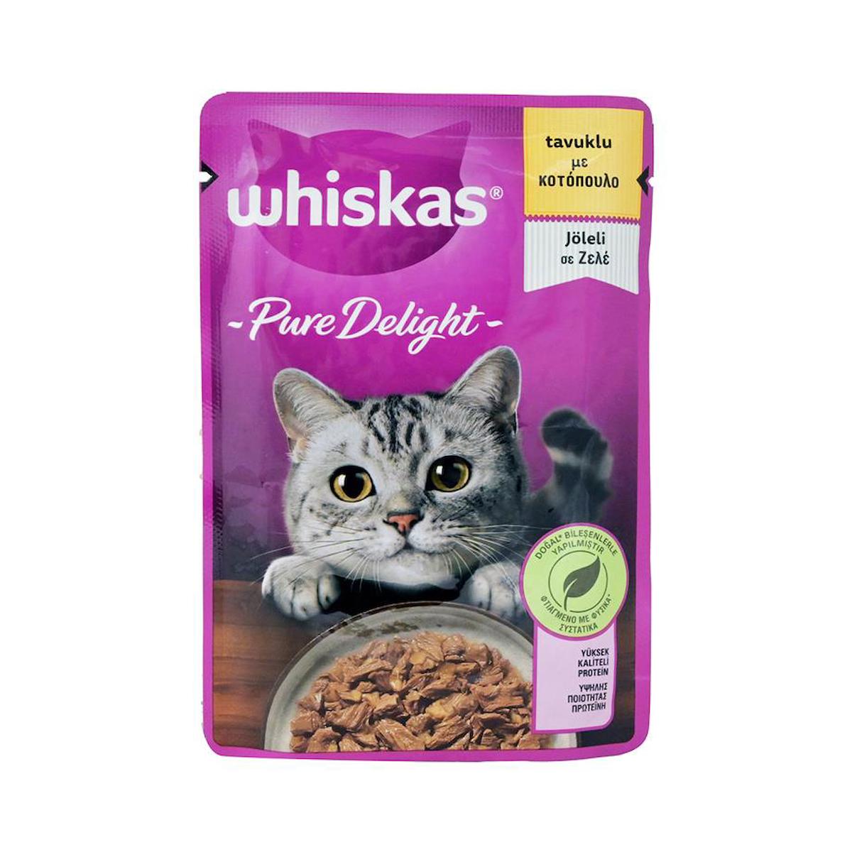 Whiskas Pure Delight Tavuklu Yetişkin Yaş Kedi Maması 85 gr