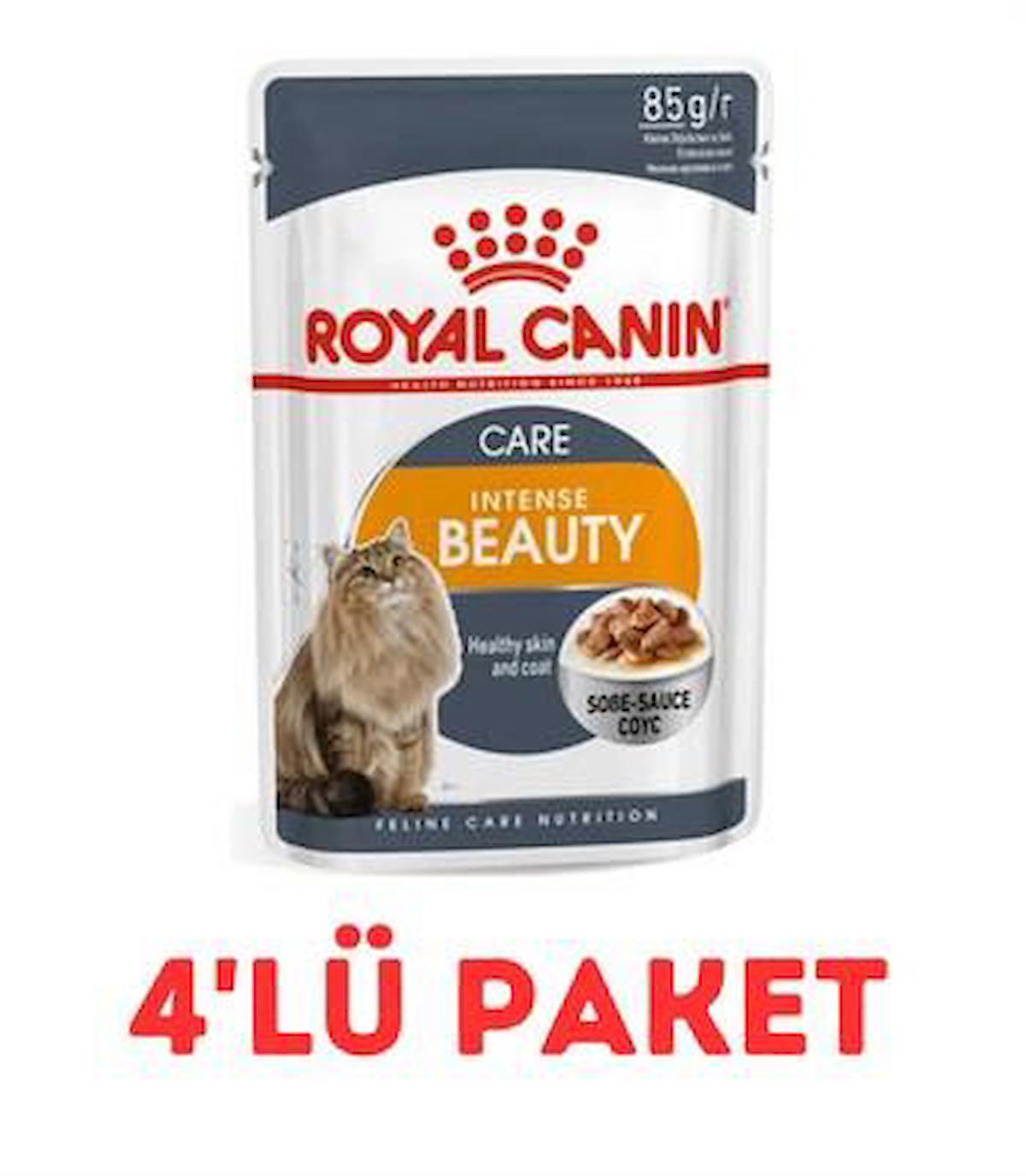 Royal Canin Intense Beauty Etli Yetişkin Yaş Kedi Maması 4x85 gr