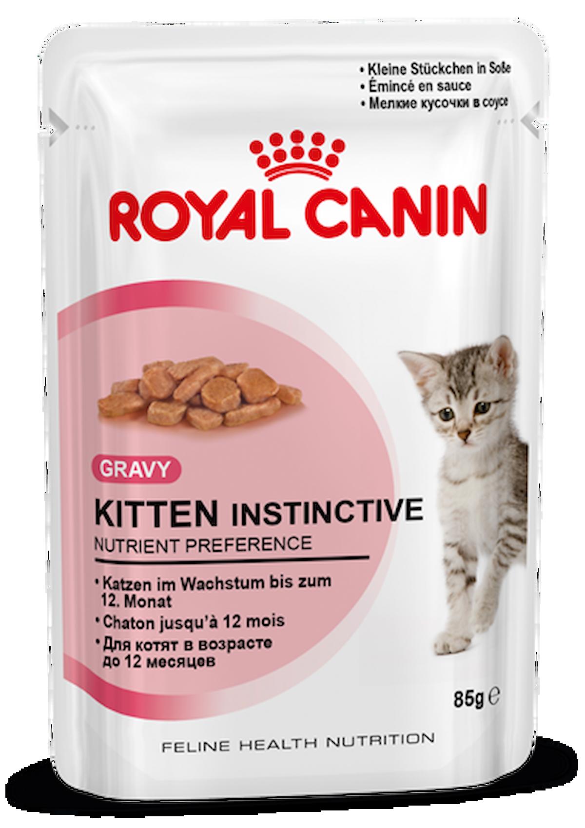 Royal Canin Kitten Instinctive Etli Yavru Yaş Kedi Maması 85 gr