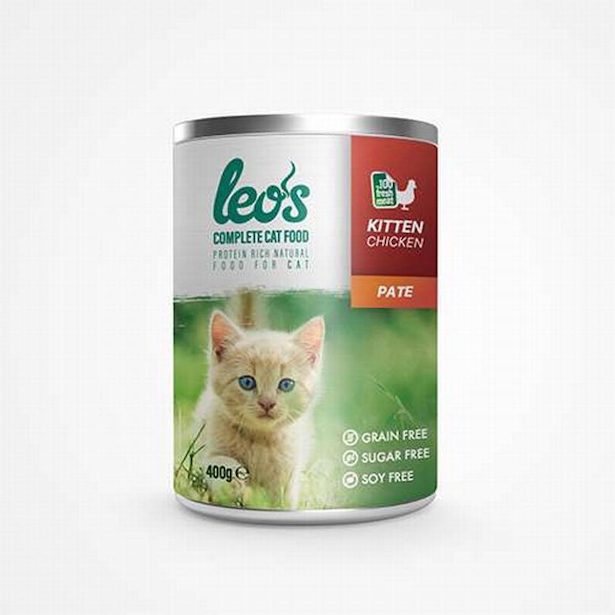 Leo's Complete Tavuklu Ezme Yavru Yaş Kedi Maması 400 gr