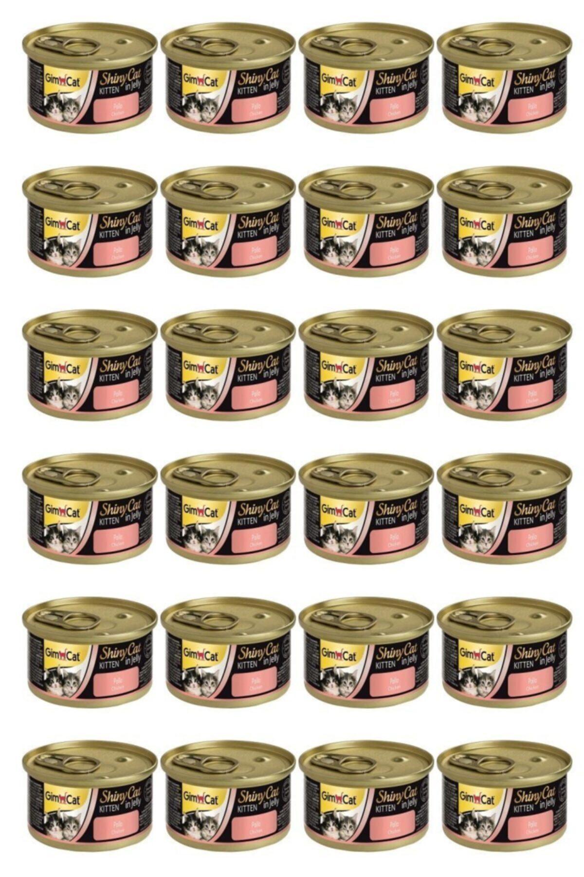 Gimcat Shinycat Tavuklu Yavru Yaş Kedi Maması 24x70 gr