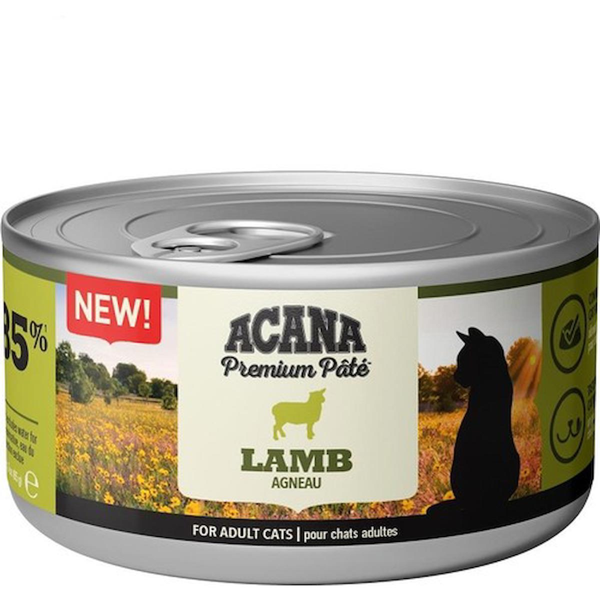 Acana Premium Pate Kuzu Etli Ezme Yetişkin Yaş Kedi Maması 85 gr