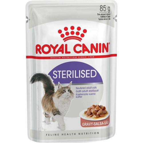 Royal Canin Sterilised Kısırlaştırılmış Etli Yaş Kedi Maması 85 gr