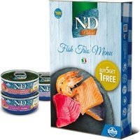 N&D Natural Balıklı Yetişkin Yaş Kedi Maması 6x70 gr