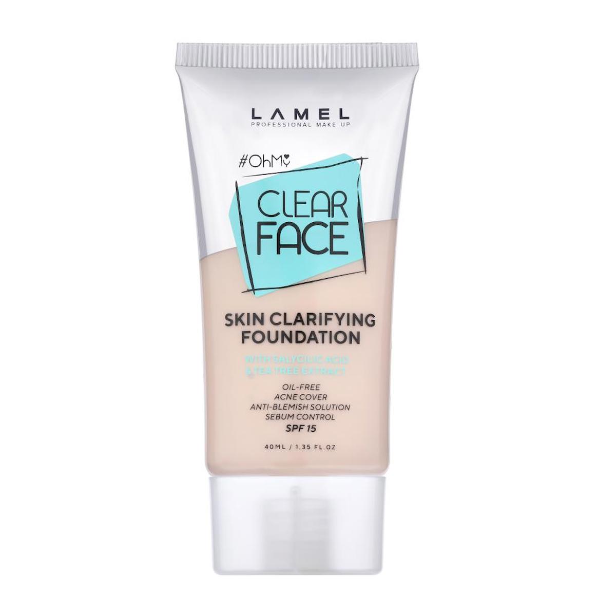 LAMEL COSMETICS Oh My Clear Face 401 Likit Serum Fondöten 40 ml