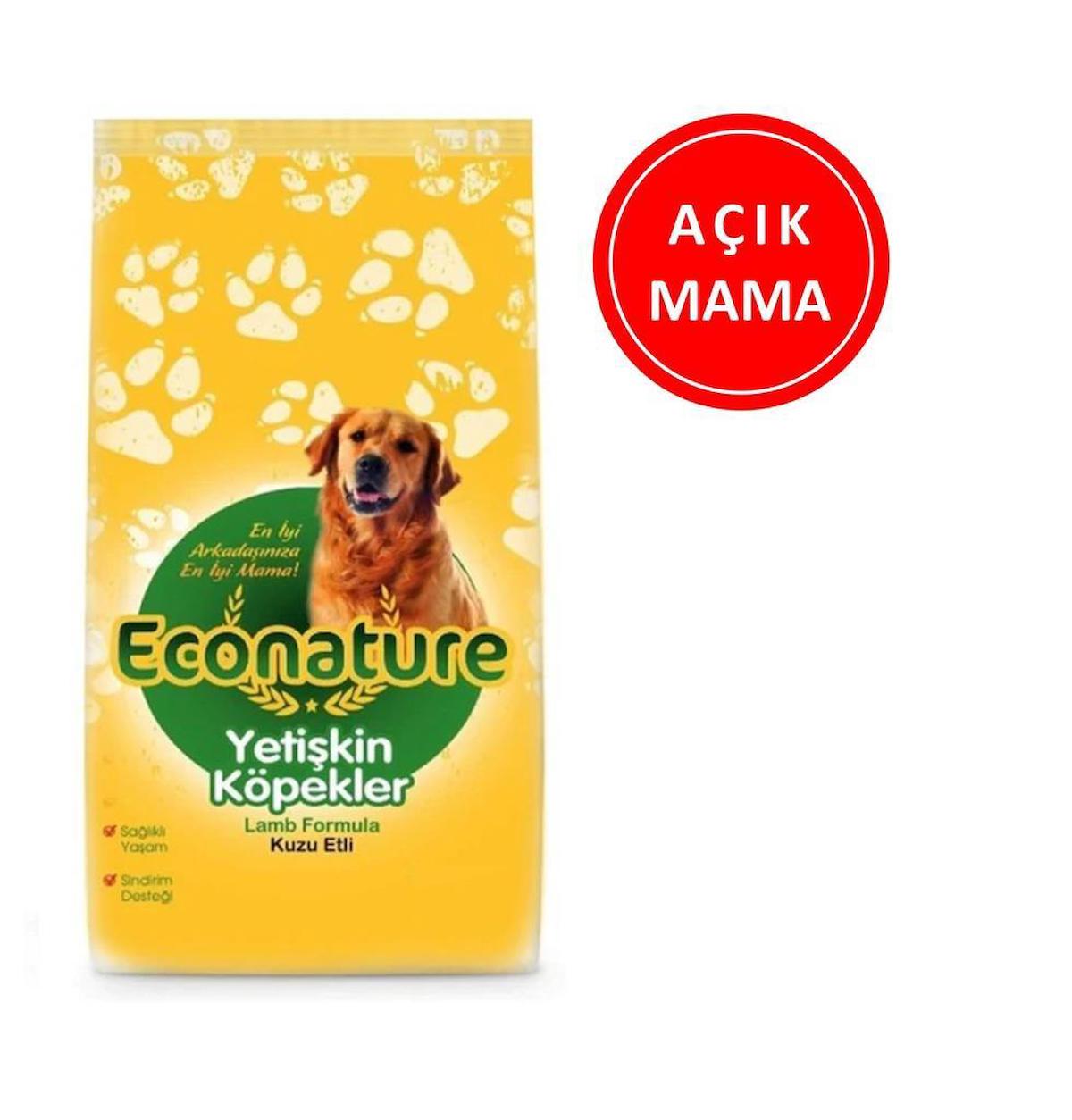 Econature Kuzu Etli Tüm Irklar Yetişkin Kuru Köpek Maması 1 kg